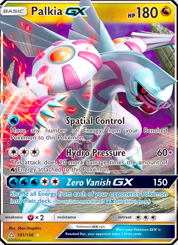 Palkia GX - Ultra Prism Pokemon Card