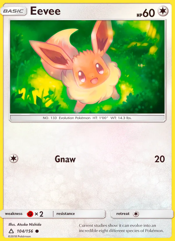 Eevee - Ultra Prism Pokemon Card