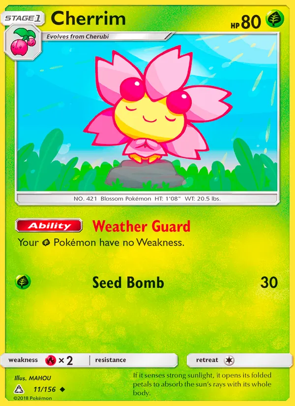 Cherrim - Ultra Prism Pokemon Card