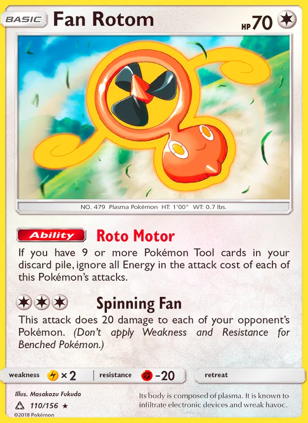Fan Rotom - Ultra Prism Pokemon Card