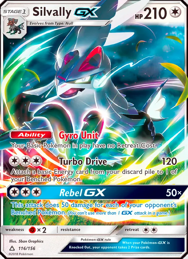 Silvally GX - Ultra Prism Pokemon Card