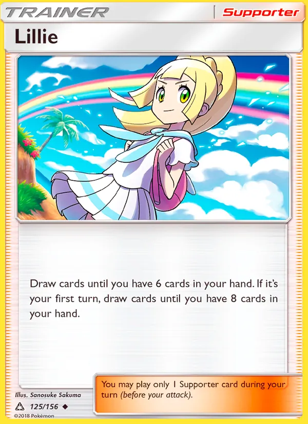 Lillie - Ultra Prism Pokemon Card