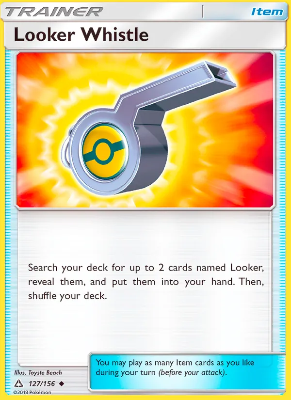 Looker Whistle - Ultra Prism Pokemon Card