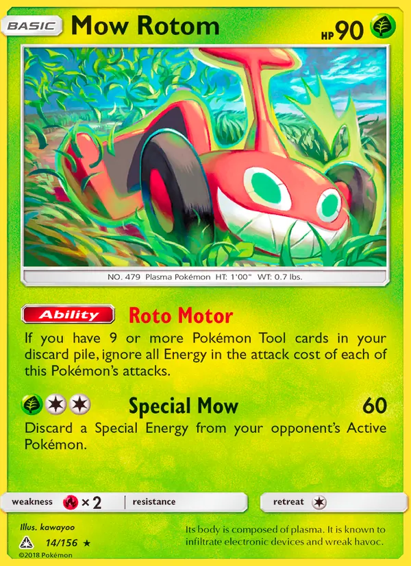 Mow Rotom - Ultra Prism Pokemon Card