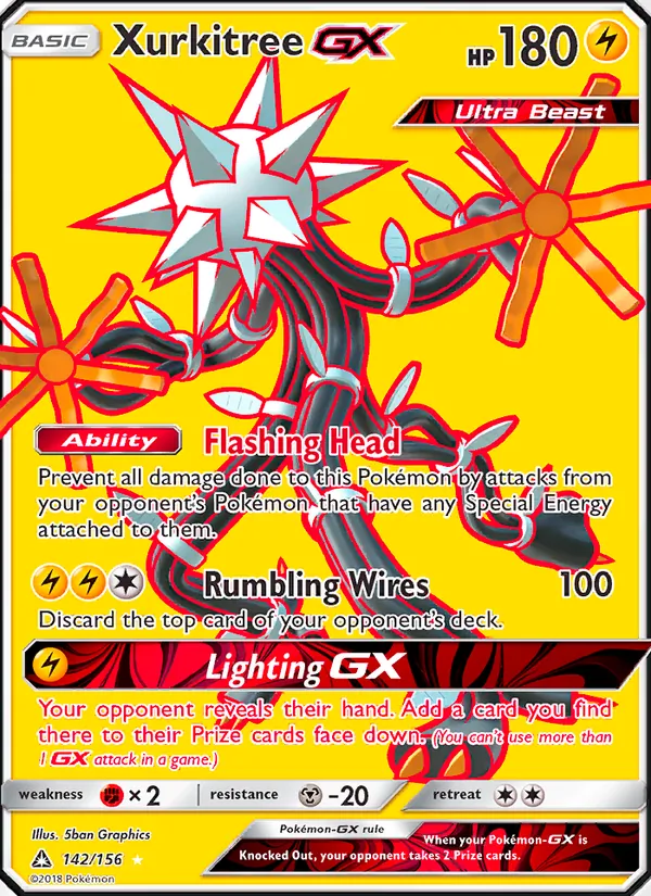 Xurkitree GX - Ultra Prism Pokemon Card
