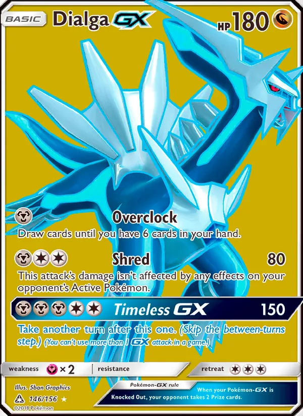 Dialga GX - Ultra Prism Pokemon Card