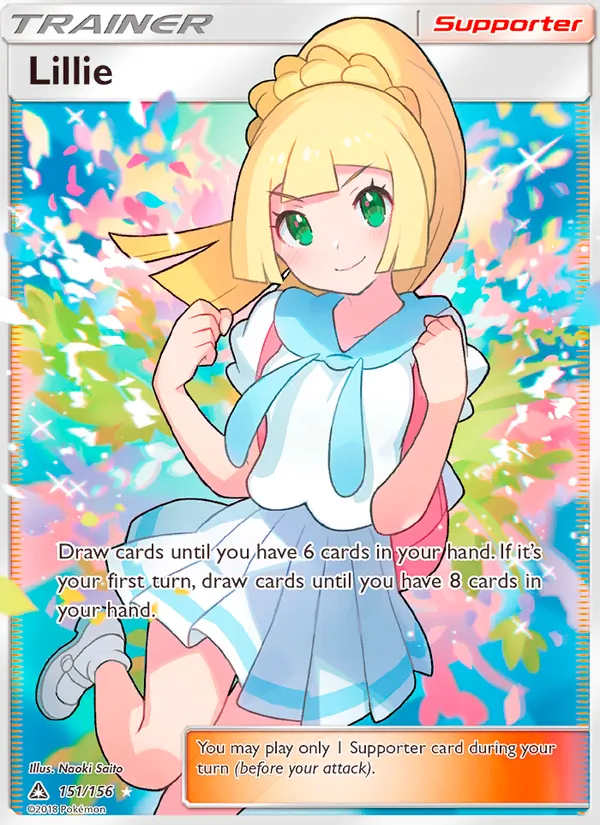 Lillie - Ultra Prism Pokemon Card