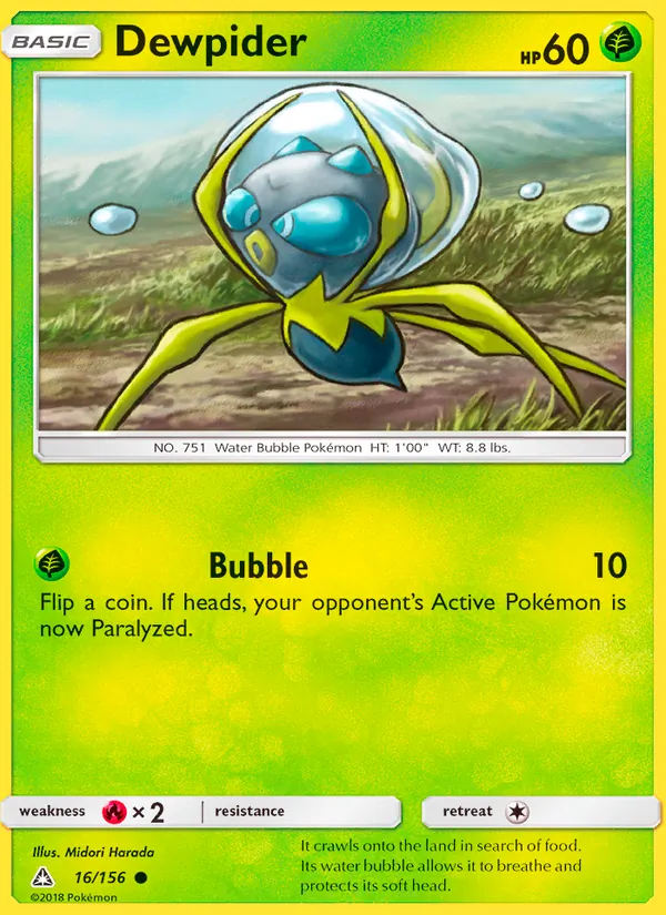 Dewpider - Ultra Prism Pokemon Card