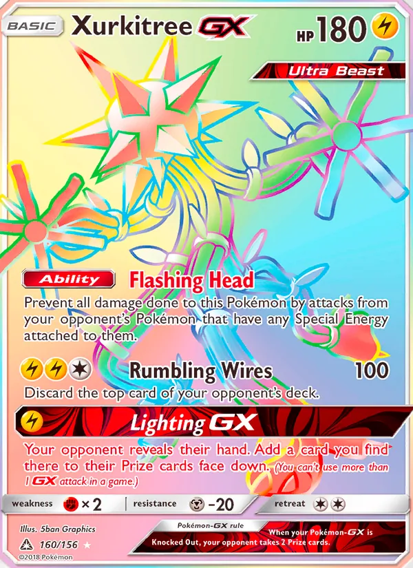 Xurkitree GX - Ultra Prism Pokemon Card