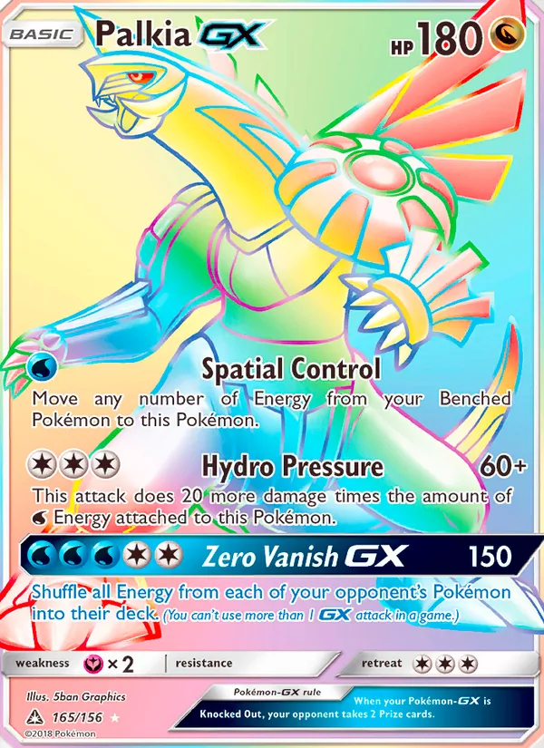 Palkia GX - Ultra Prism Pokemon Card