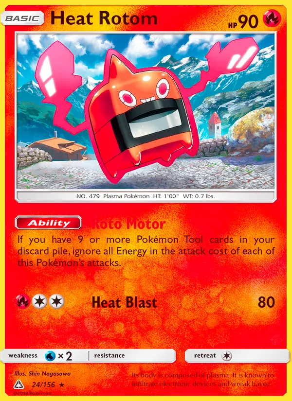 Heat Rotom - Ultra Prism Pokemon Card