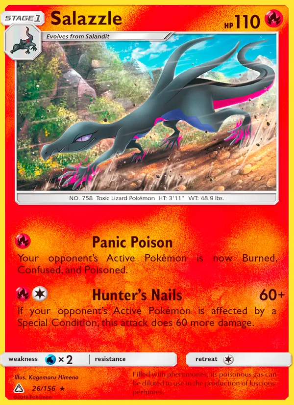 Salazzle - Ultra Prism Pokemon Card