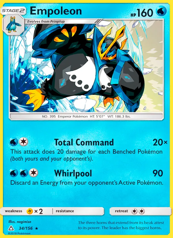 Empoleon - Ultra Prism Pokemon Card