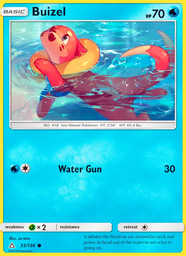 Buizel - Ultra Prism Pokemon Card