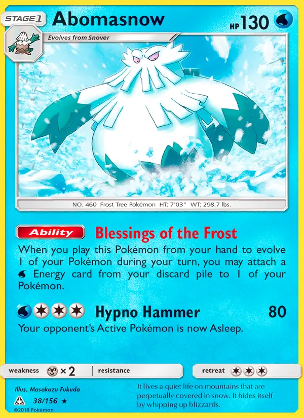 Abomasnow - Ultra Prism Pokemon Card