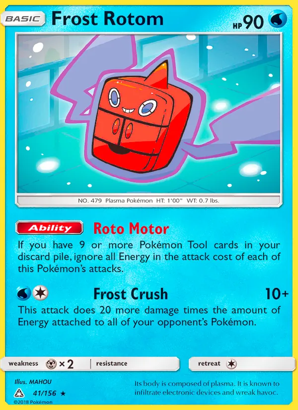 Frost Rotom - Ultra Prism Pokemon Card