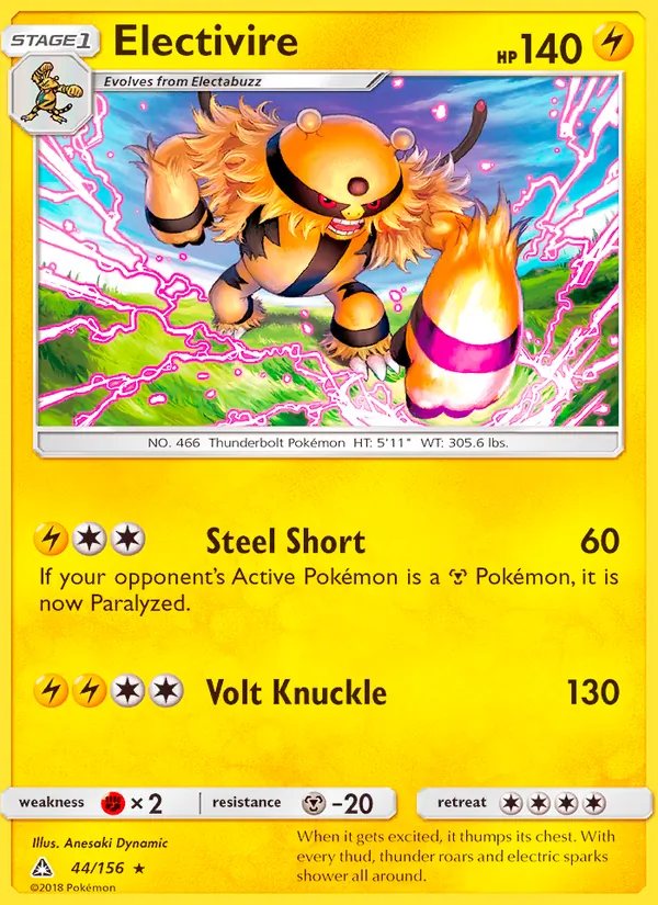 Electivire - Ultra Prism Pokemon Card