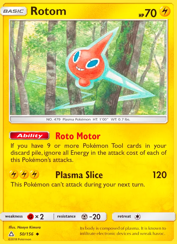 Rotom - Ultra Prism Pokemon Card