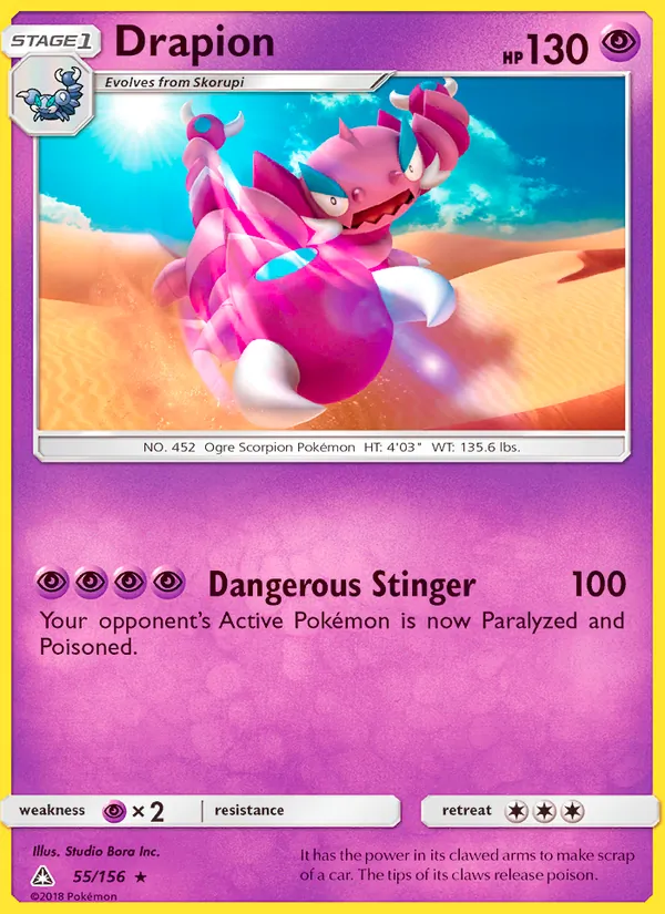 Drapion - Ultra Prism Pokemon Card