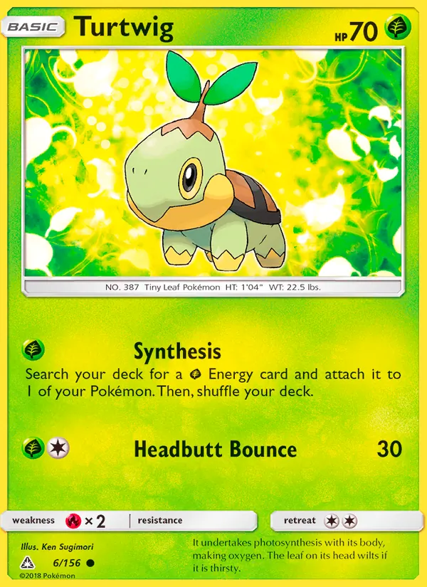Turtwig - Ultra Prism Pokemon Card