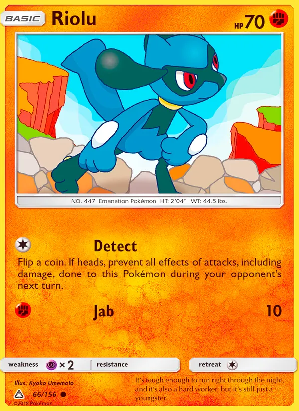 Riolu - Ultra Prism Pokemon Card