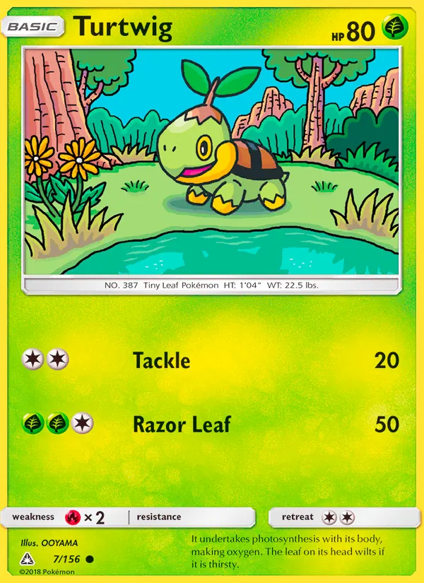 Turtwig - Ultra Prism Pokemon Card