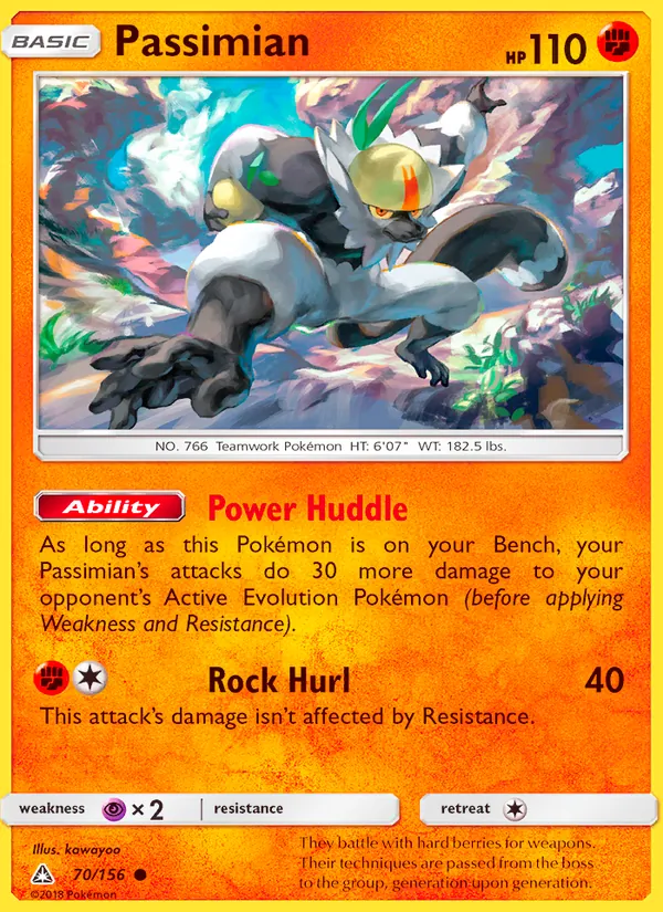 Passimian - Ultra Prism Pokemon Card