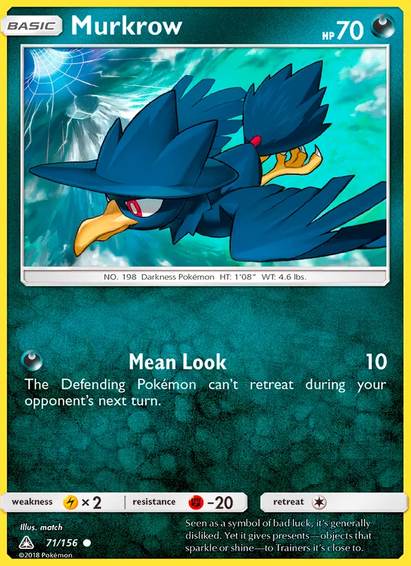 Murkrow - Ultra Prism Pokemon Card