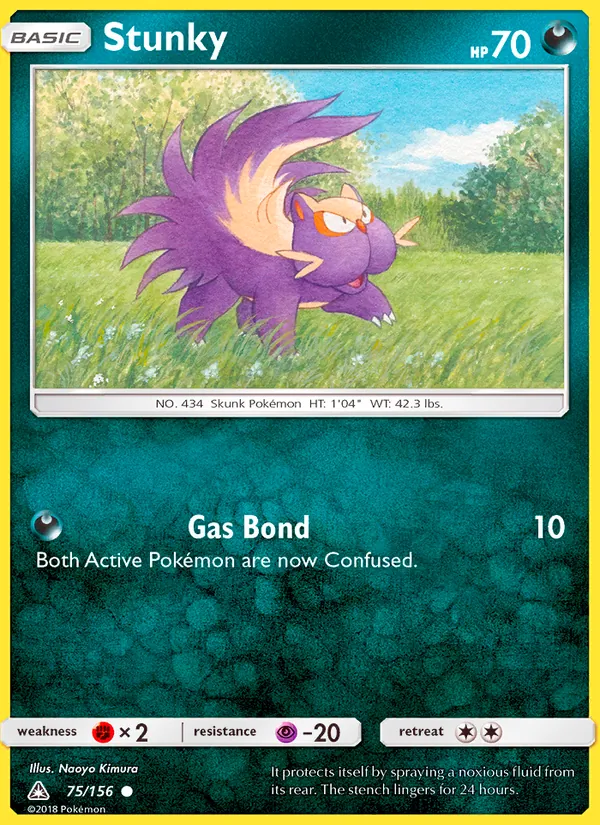 Stunky - Ultra Prism Pokemon Card