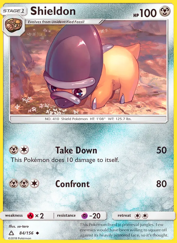 Shieldon - Ultra Prism Pokemon Card