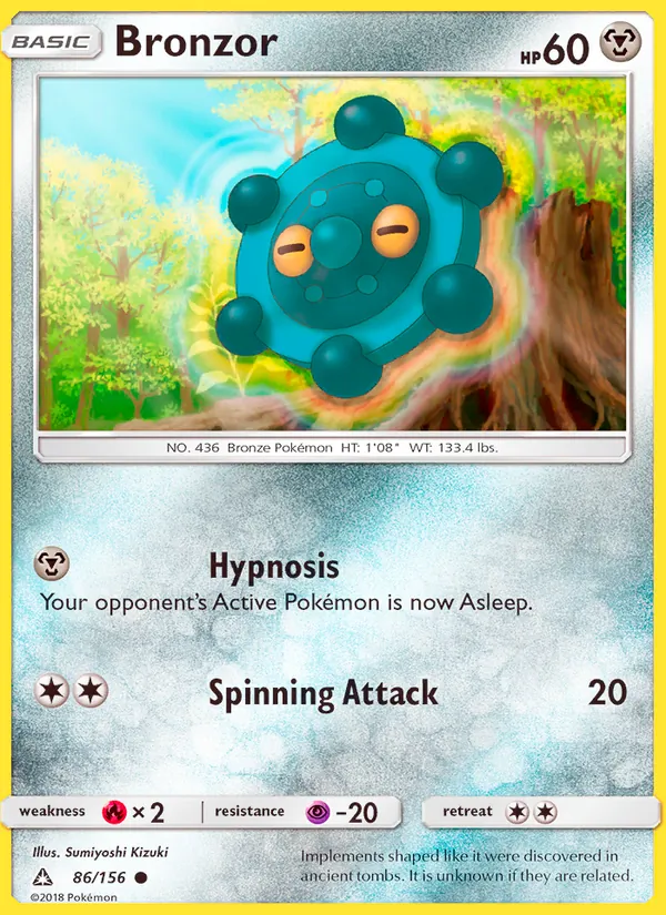 Bronzor - Ultra Prism Pokemon Card