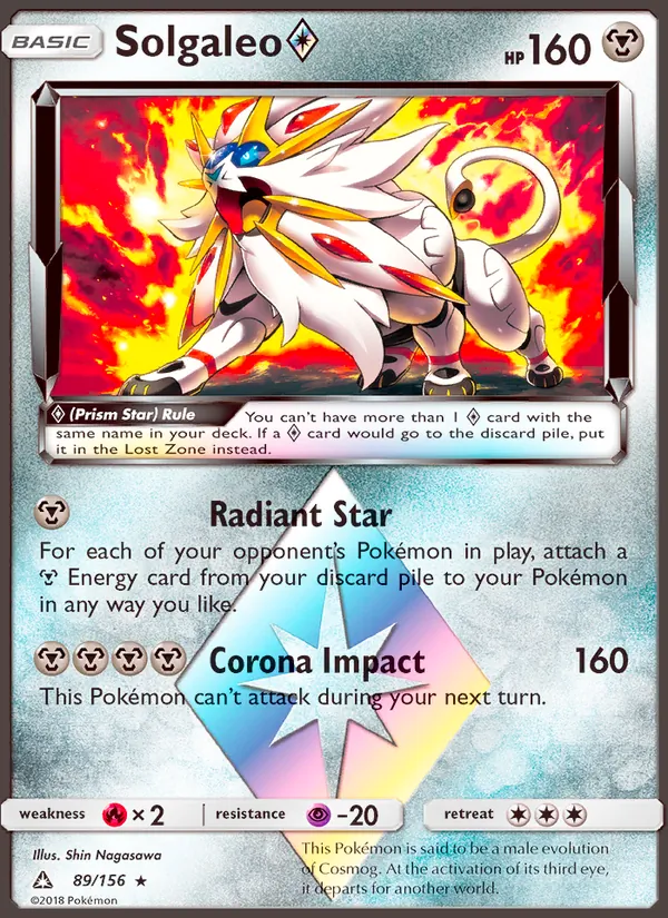 Solgaleo ◇ - Ultra Prism Pokemon Card