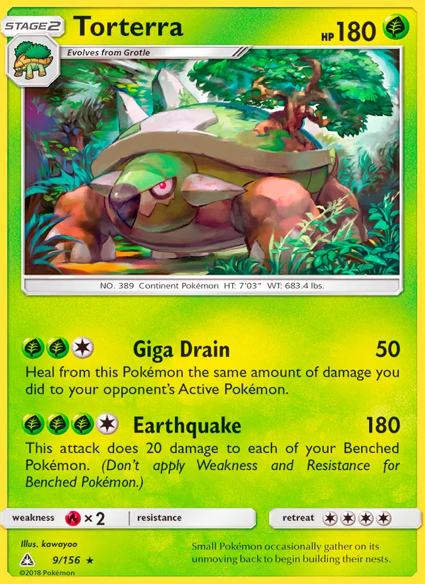 Torterra - Ultra Prism Pokemon Card