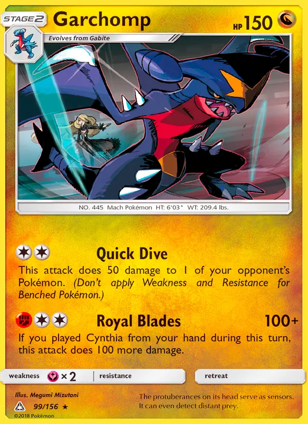 Garchomp - Ultra Prism Pokemon Card