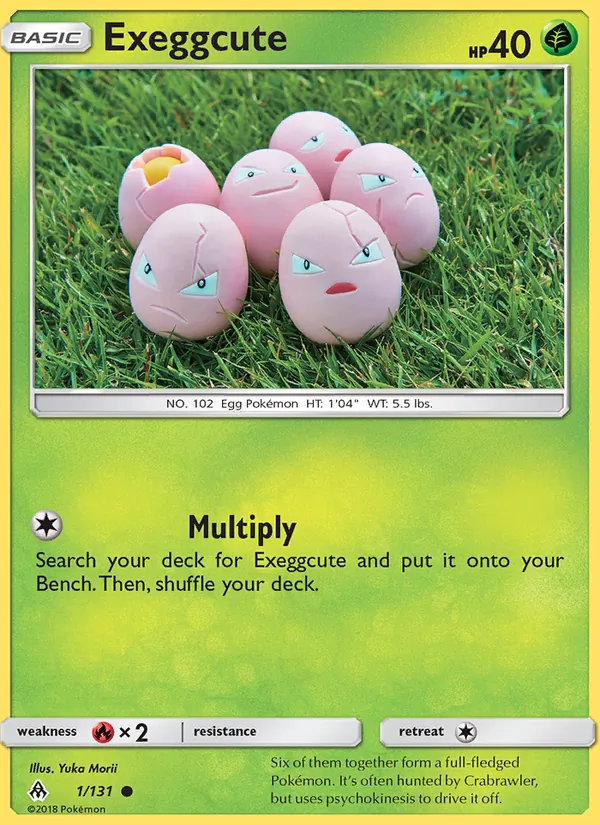 Exeggcute - Forbidden Light Pokemon Card