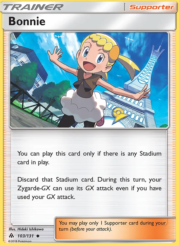 Bonnie - Forbidden Light Pokemon Card