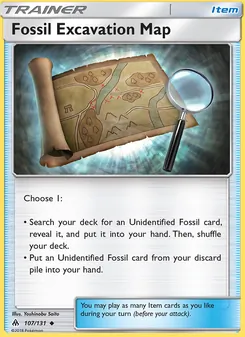 Fossil Excavation Map - Forbidden Light