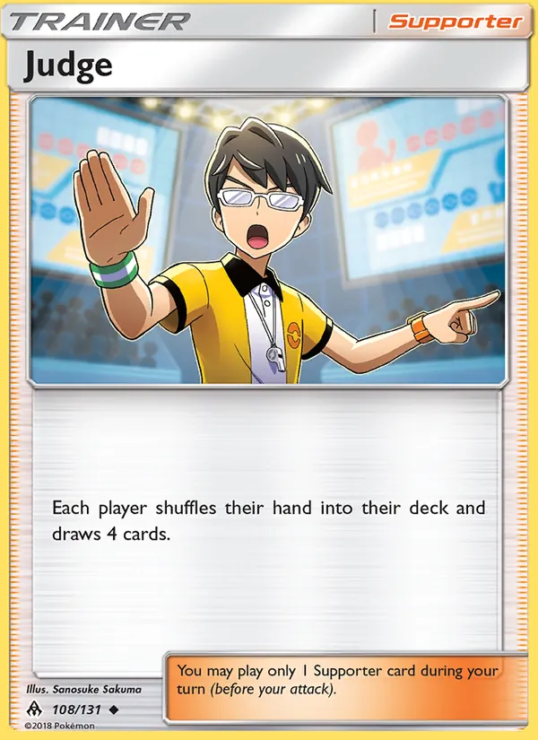 Judge - Forbidden Light Pokemon Card