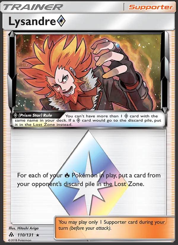 Lysandre ◇ - Forbidden Light Pokemon Card