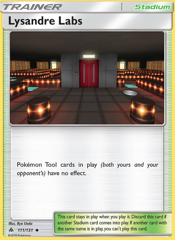 Lysandre Labs - Forbidden Light Pokemon Card