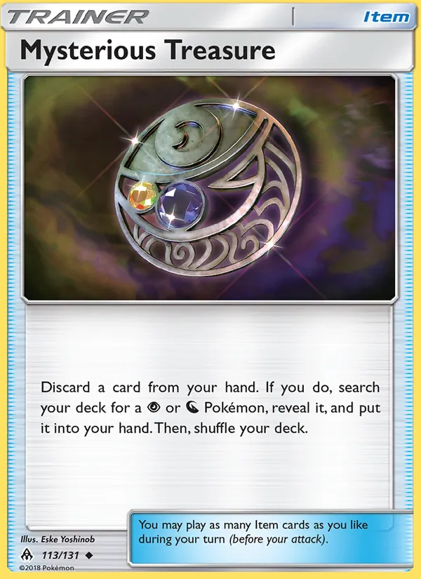 Mysterious Treasure - Forbidden Light Pokemon Card