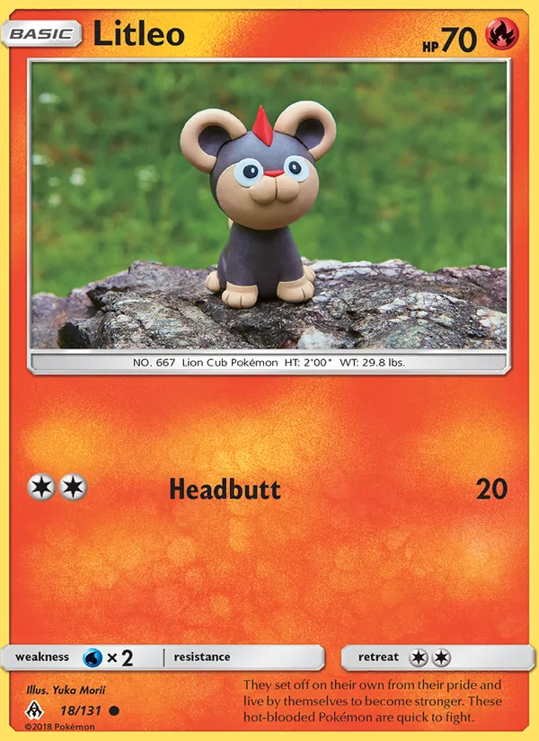 Litleo - Forbidden Light Pokemon Card