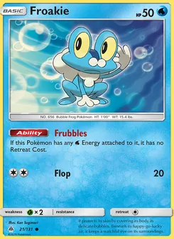 Froakie - Forbidden Light