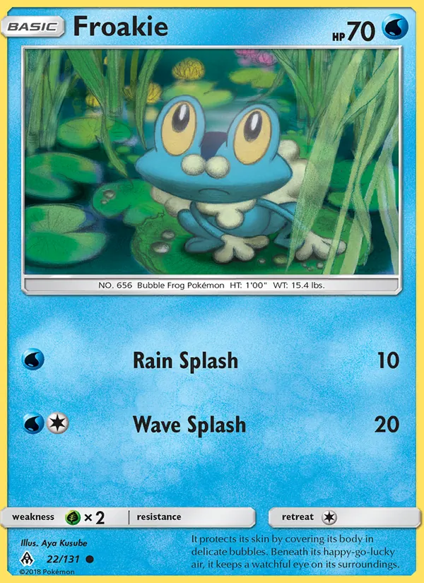 Froakie - Forbidden Light Pokemon Card