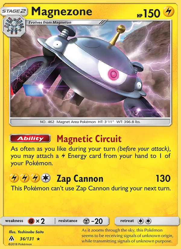Magnezone - Forbidden Light Pokemon Card