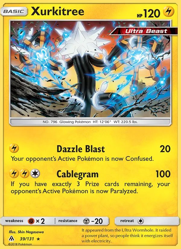 Xurkitree - Forbidden Light Pokemon Card