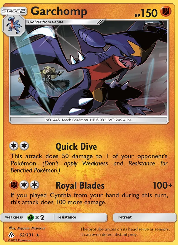 Garchomp - Forbidden Light Pokemon Card