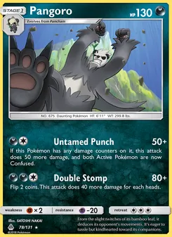 Pangoro - Forbidden Light