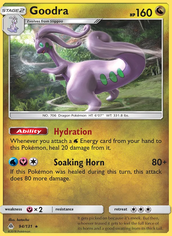 Goodra - Forbidden Light Pokemon Card