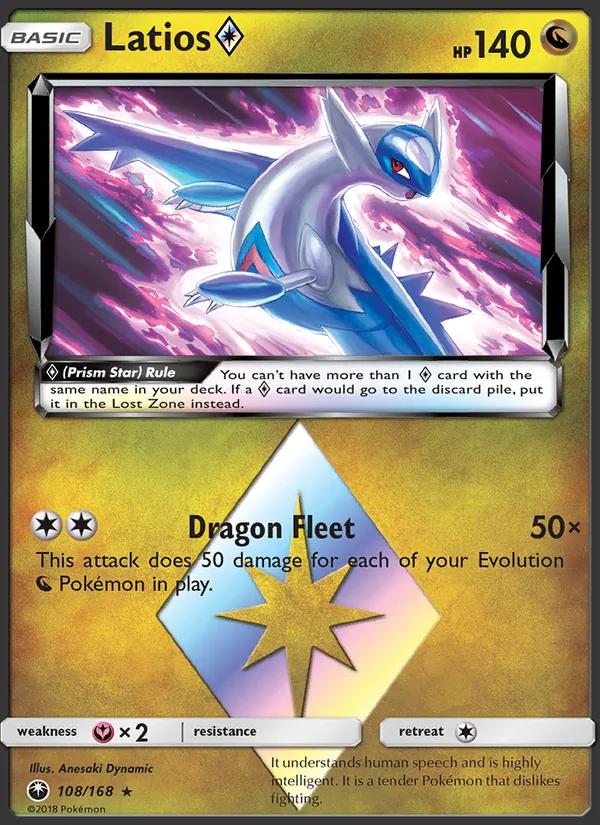 Latios ◇ - Celestial Storm Pokemon Card